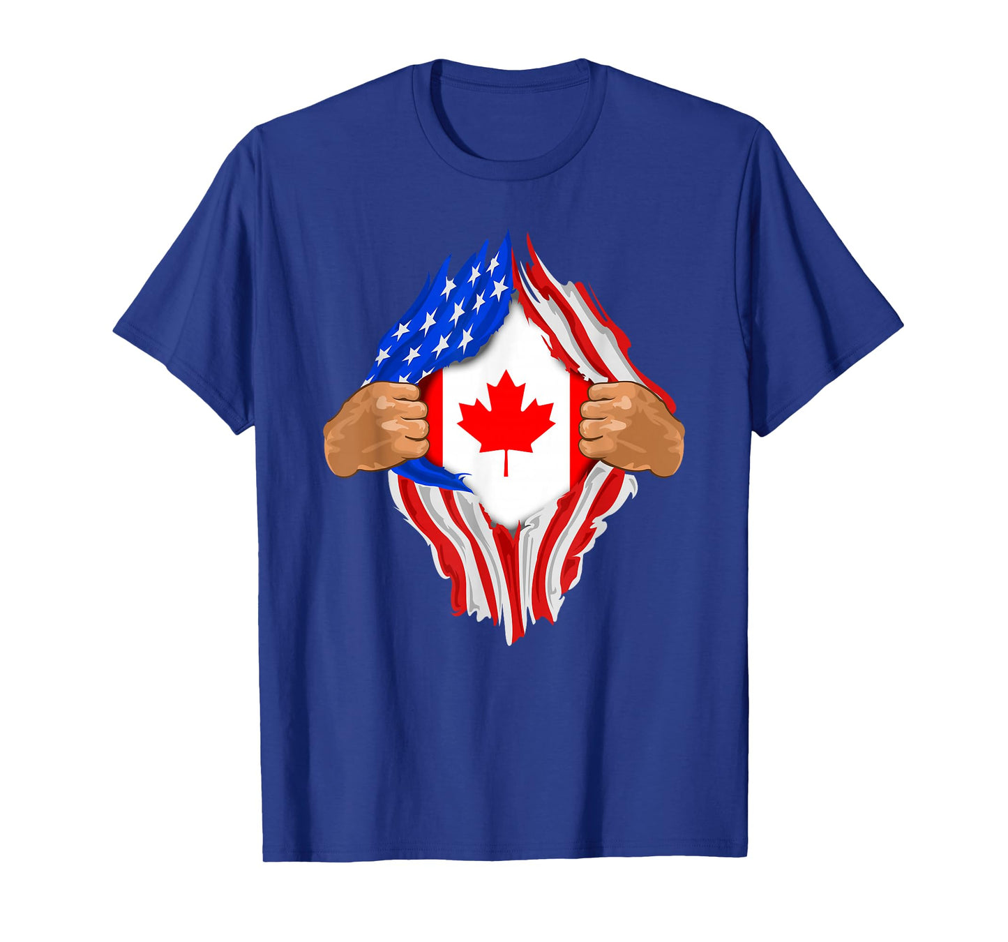 Canadian Blood Inside Me T-Shirt | Canada Flag Gift T-Shirt