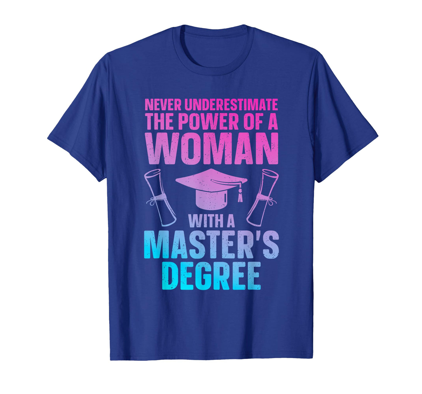 Masters Degree Graduation Art for Women Girls Masters Degree T-Shirt