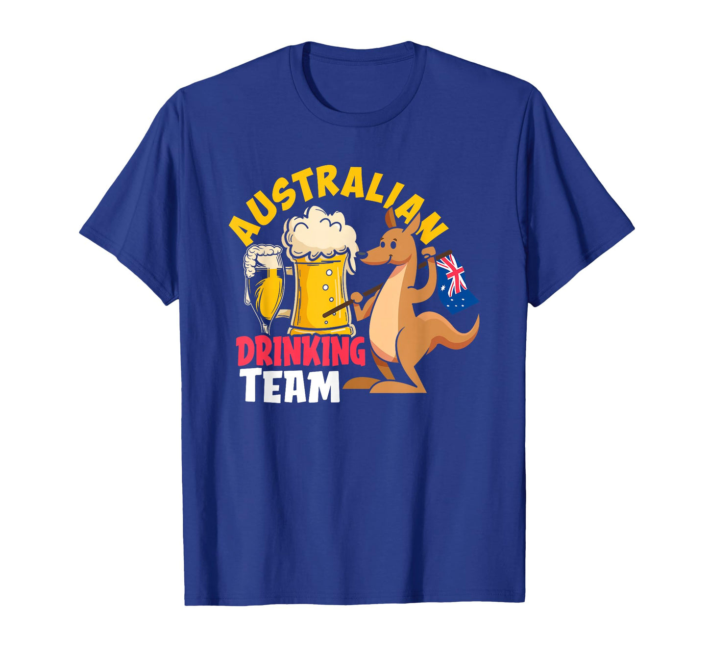 Australian Drinking Beer Team Funny Australia Day T-Shirt