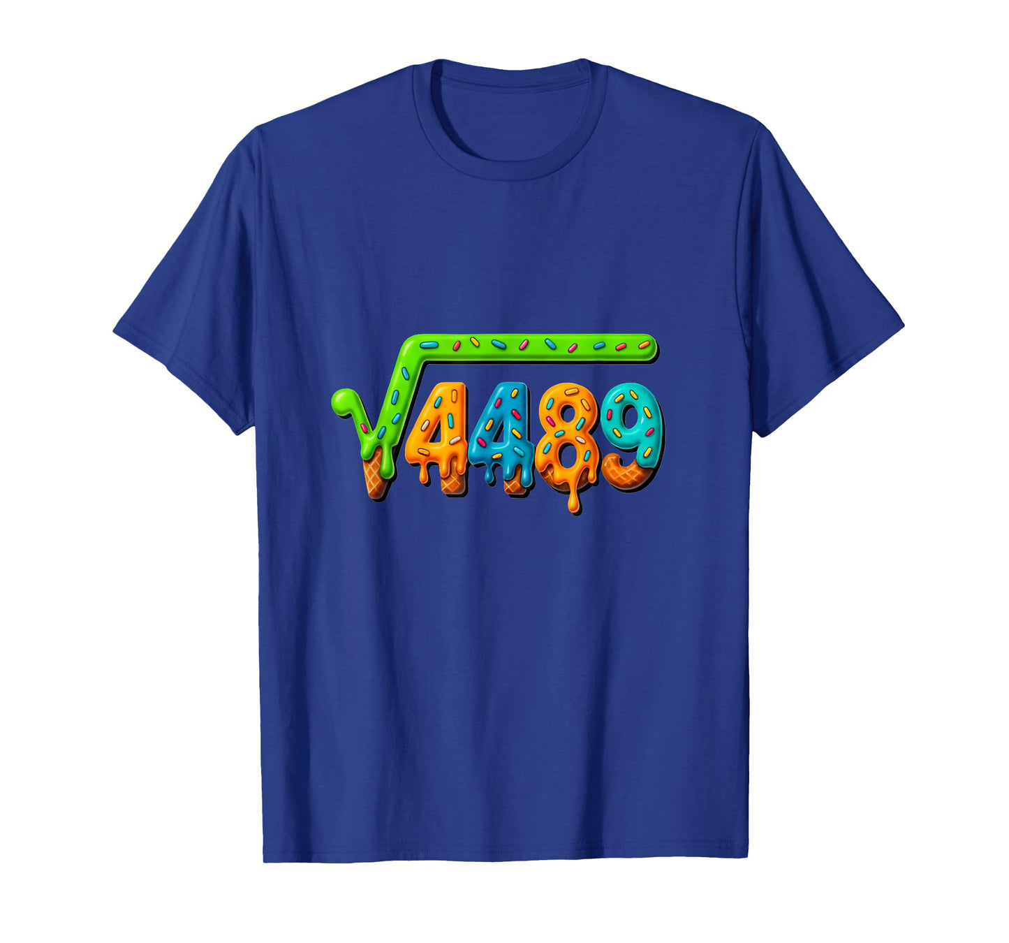 67 Meme Ice Cream Drip Square Root 4489 Gen Alpha Math Lover T-Shirt