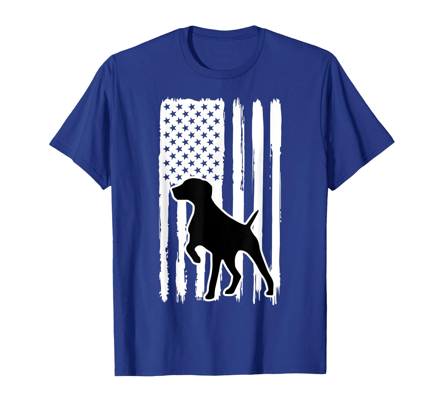 German Shorthaired Pointer American Flag USA Patriot T-Shirt