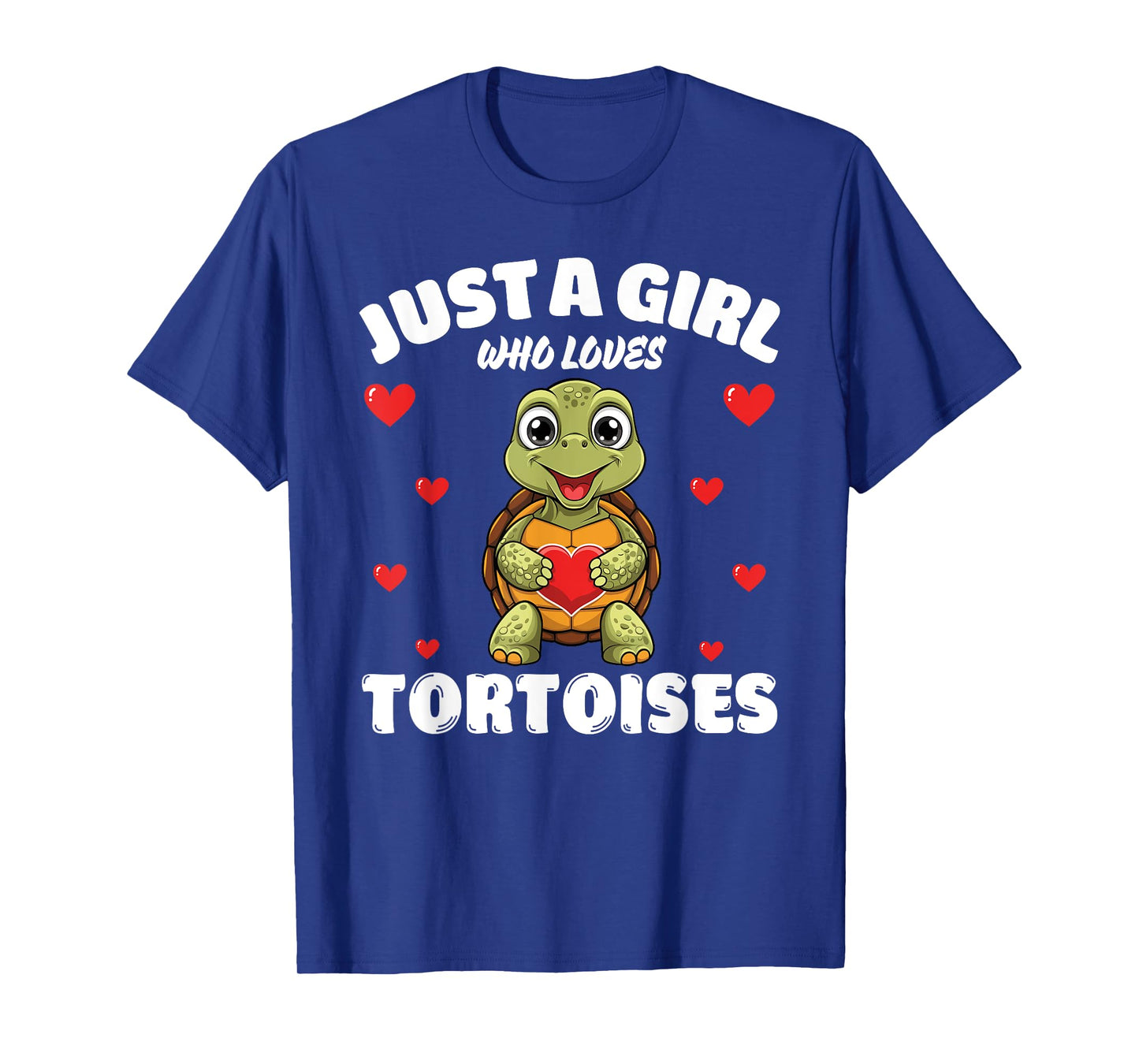 Just A Girl Who Loves Tortoises, Cute Tortoise Lovers T-Shirt