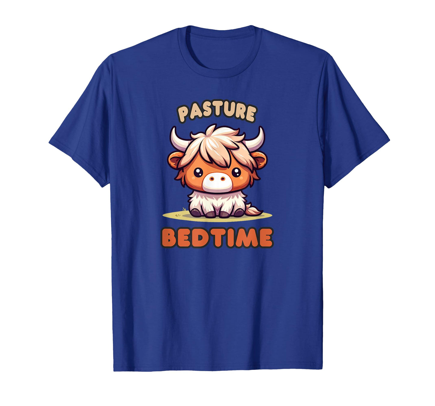 Pasture Bedtime Micro Mini Highland Cow Cute Calf Funny Moo T-Shirt