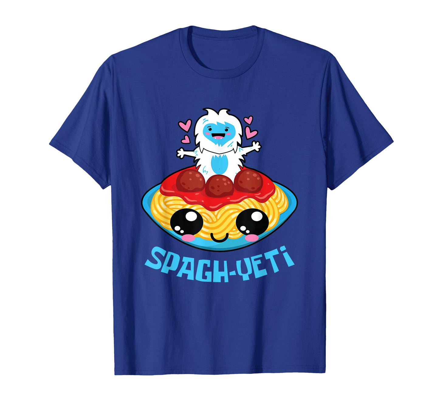 Spagh-Yeti I Spaghetti Sweet Kawaii Yeti Bigfood Manga T-Shirt