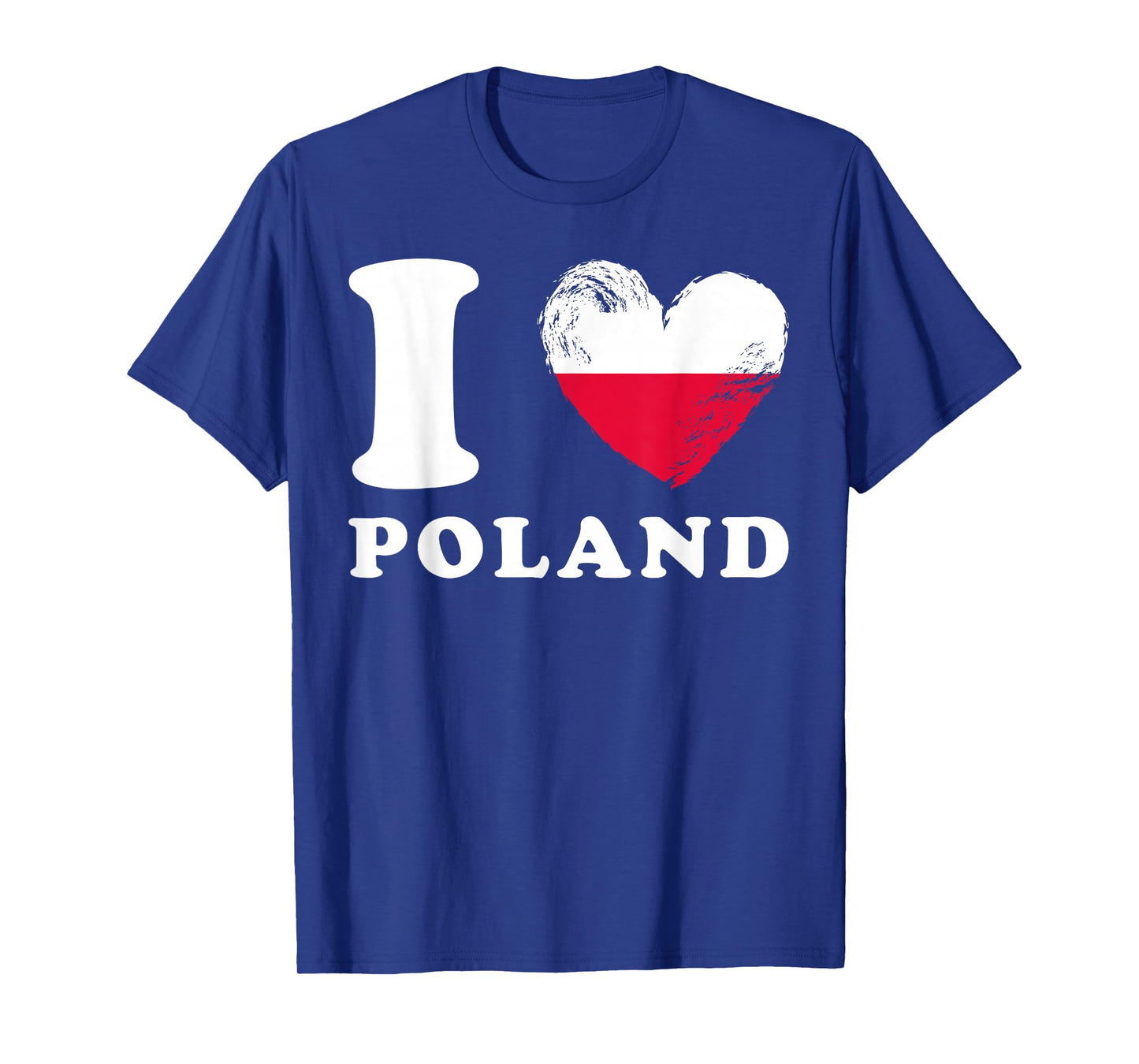 I Love Poland - Heart Flag Poland T-Shirt
