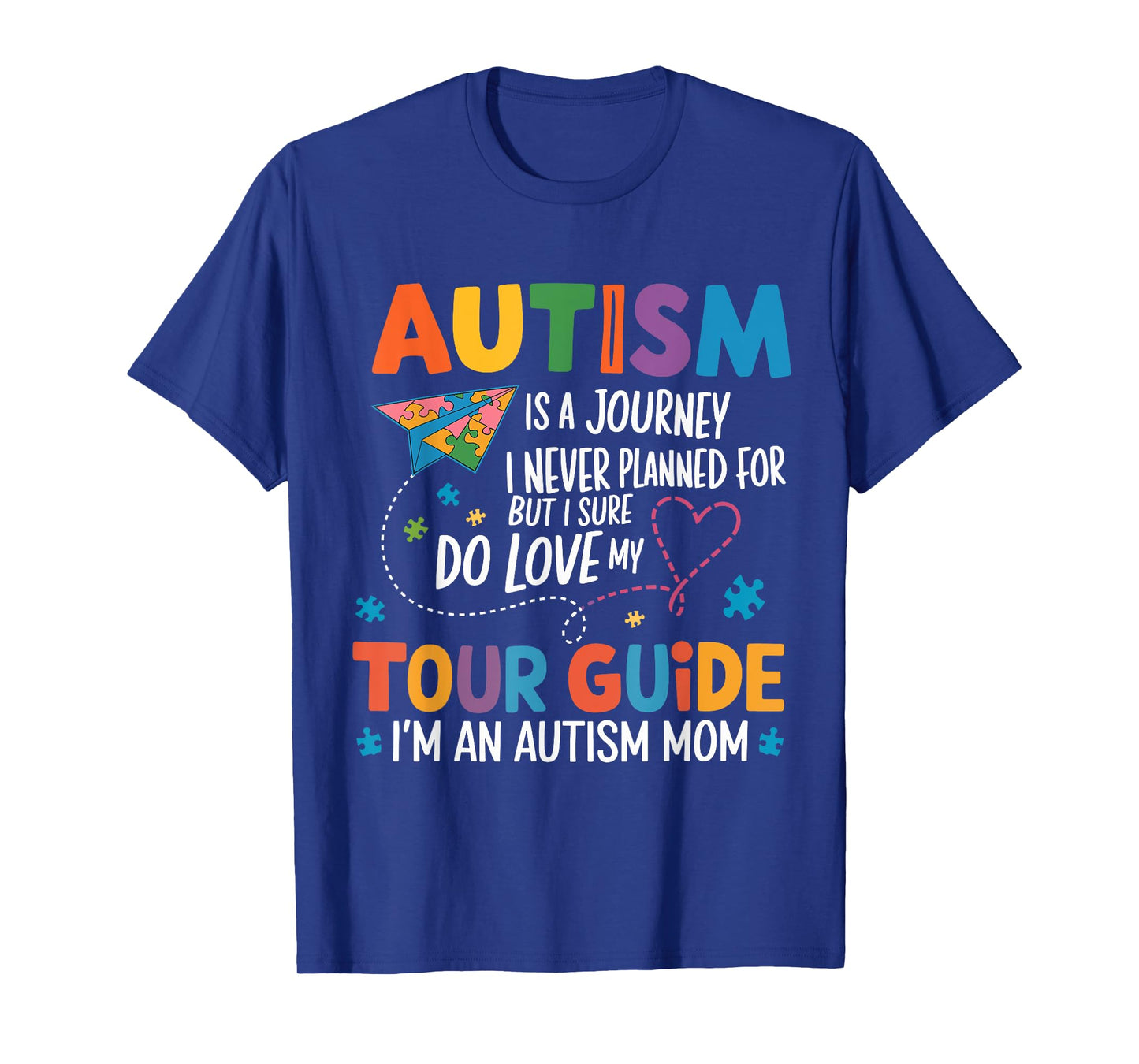 Autism Mom Awareness Autism Journey Tour Guide T-Shirt