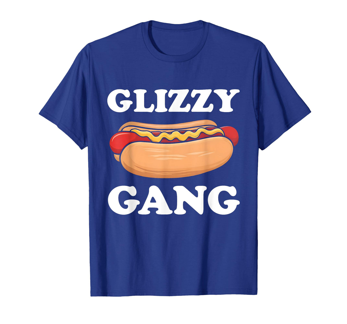 Glizzy Gang Funny Hot Dog Saying Glizzie Gobbler Meme Men Women T-Shirt