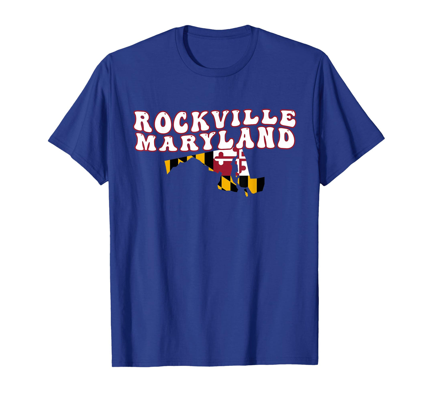 Rockville Maryland MD Flag Vacation Souvenir T-Shirt