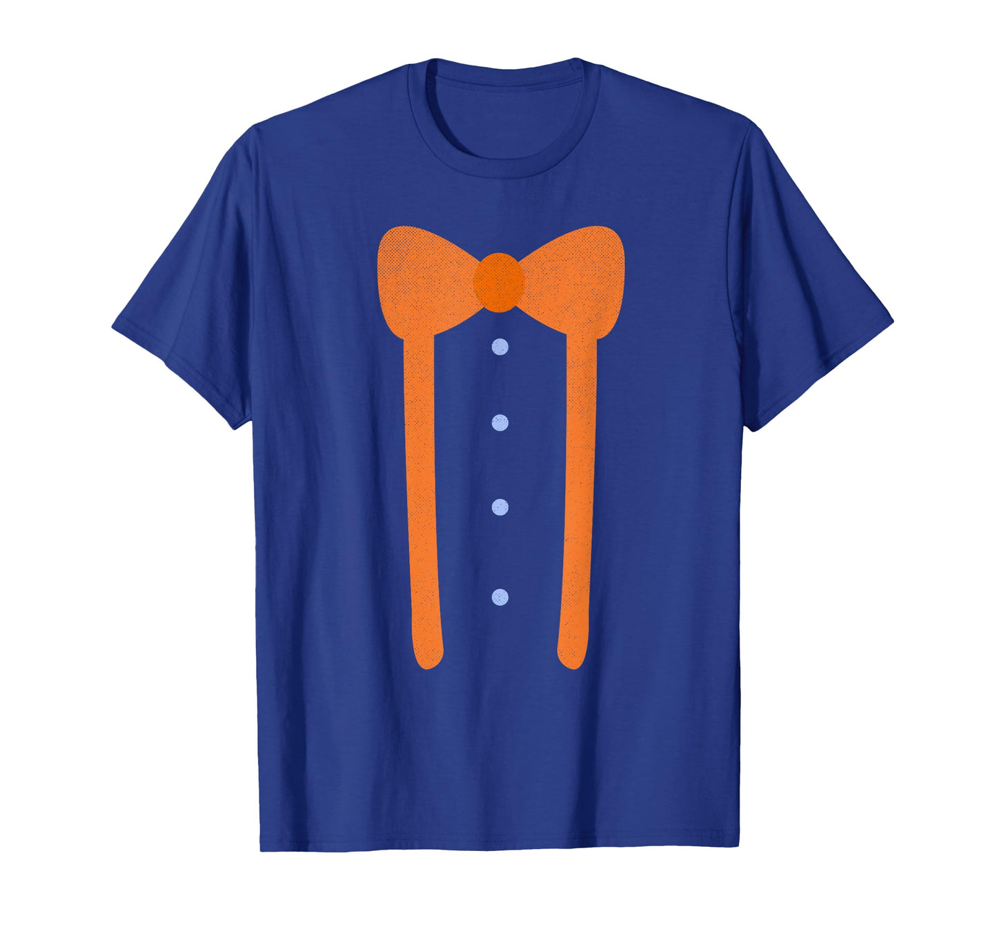 Cute Bow Tie and Suspenders Funny Lazy Halloween Costume T-Shirt