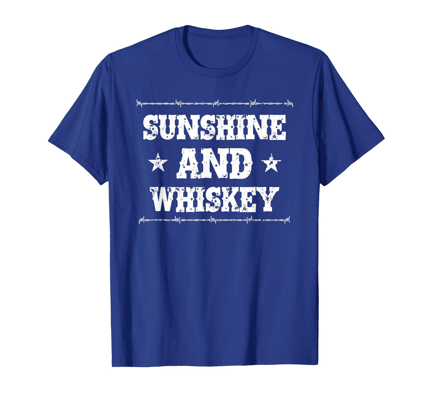 Sunshine and Whiskey Funny Cowgirl Saying Country Music T-Shirt