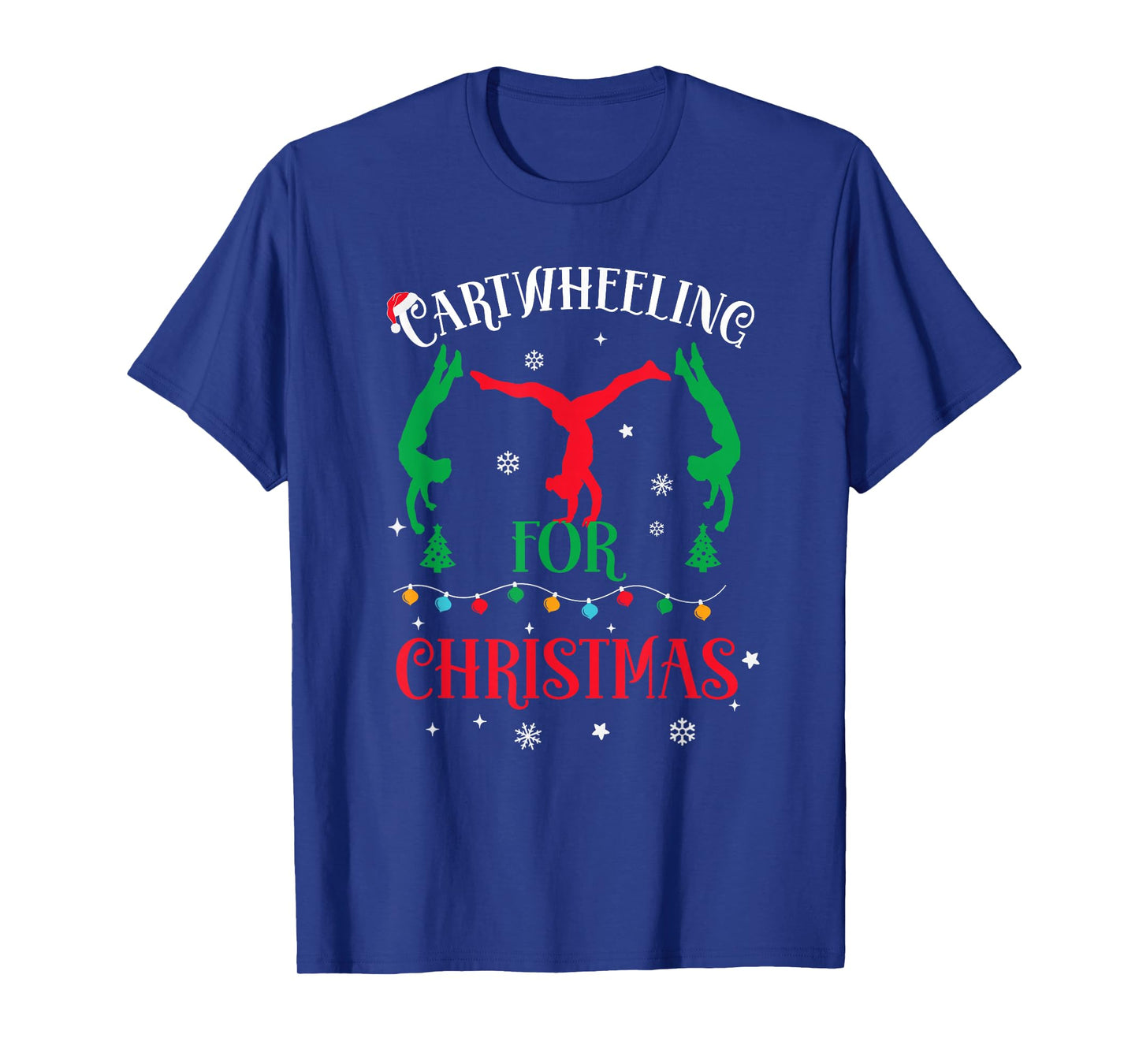 Gymnast Cartwheel For Christmas 2025 Gymnastic Tumbling Girl T-Shirt