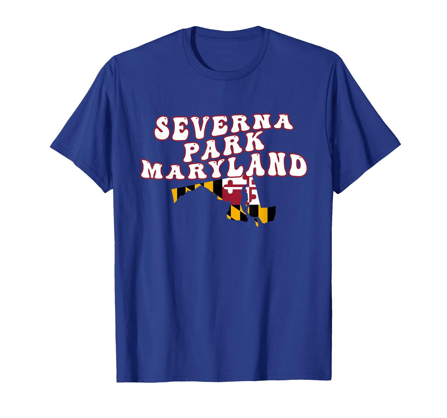 Severna Park Maryland MD Flag Vacation Souvenir T-Shirt
