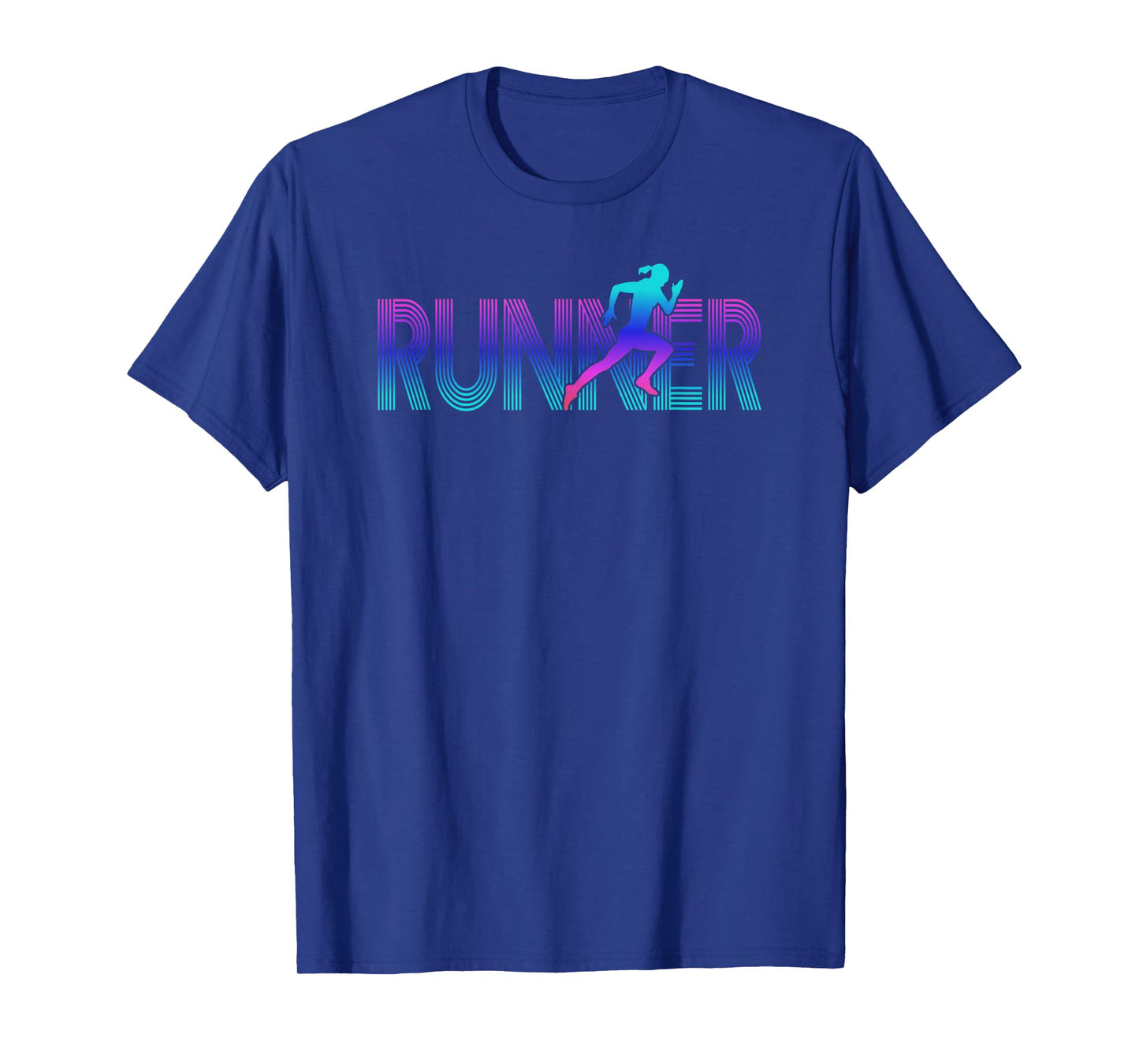 RUNNER Track & Field Cross Country Female Marathon Running T-Shirt