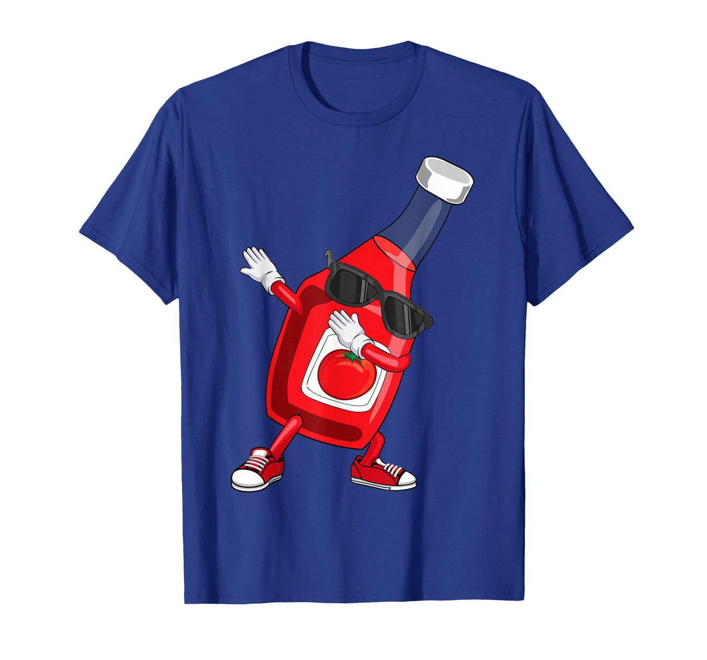 Funny Dabbing Ketchup Lover Gift for Kids Boy Cute Condiment T-Shirt