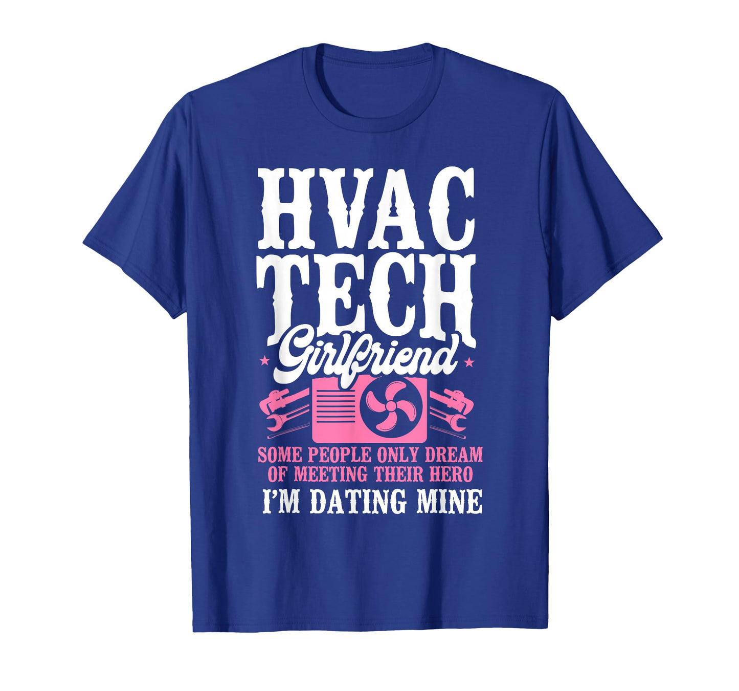 HVAC Technician Tech Girlfriend Vintage Hvac Tech Girlfriend T-Shirt