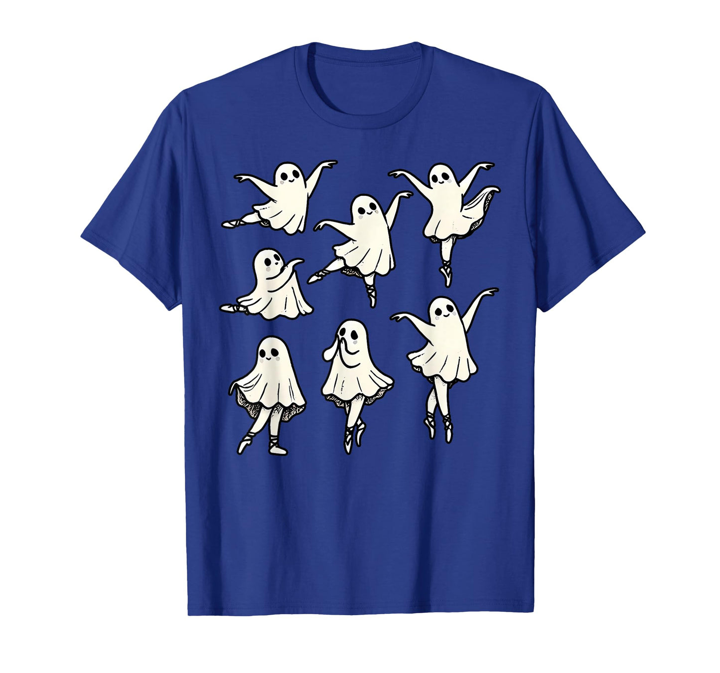 Ballet Ghost Ballet Dancer Spooky Dance Teacher Halloween T-Shirt