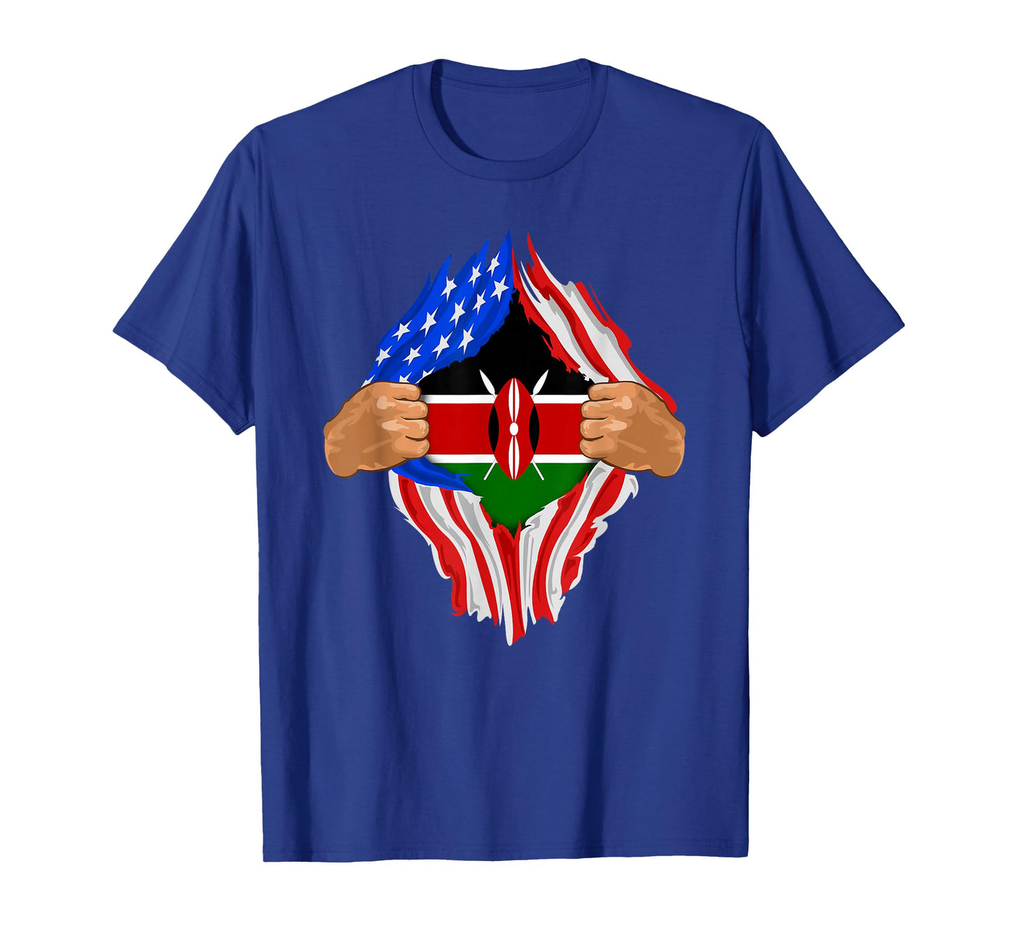 Kenyan Blood Inside Me T-Shirt | Kenya Flag Gift T-Shirt