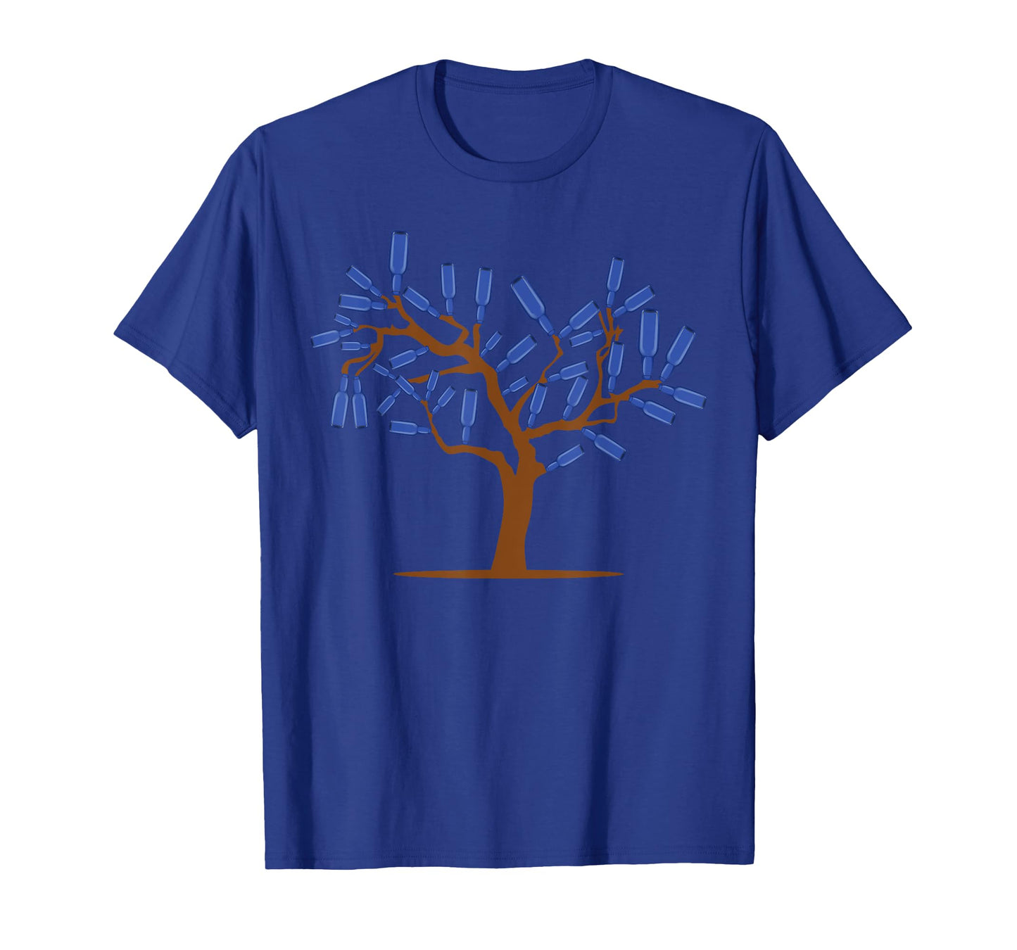 Blue Bottle Tree Gullah Tee Catch Evil Spirits T-Shirt