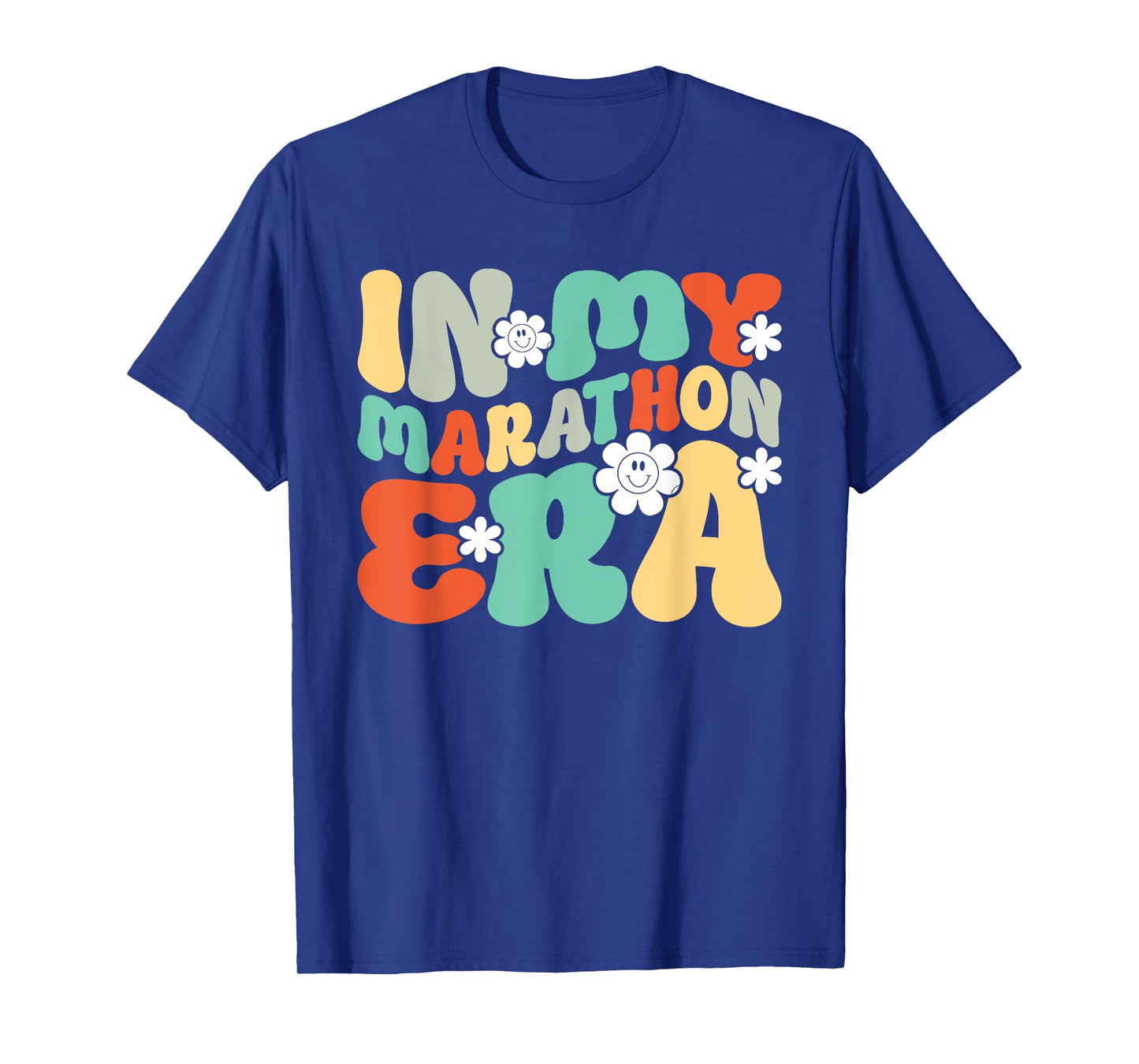 In My Marathon Era Marathoner Runner Groovy Running T-Shirt