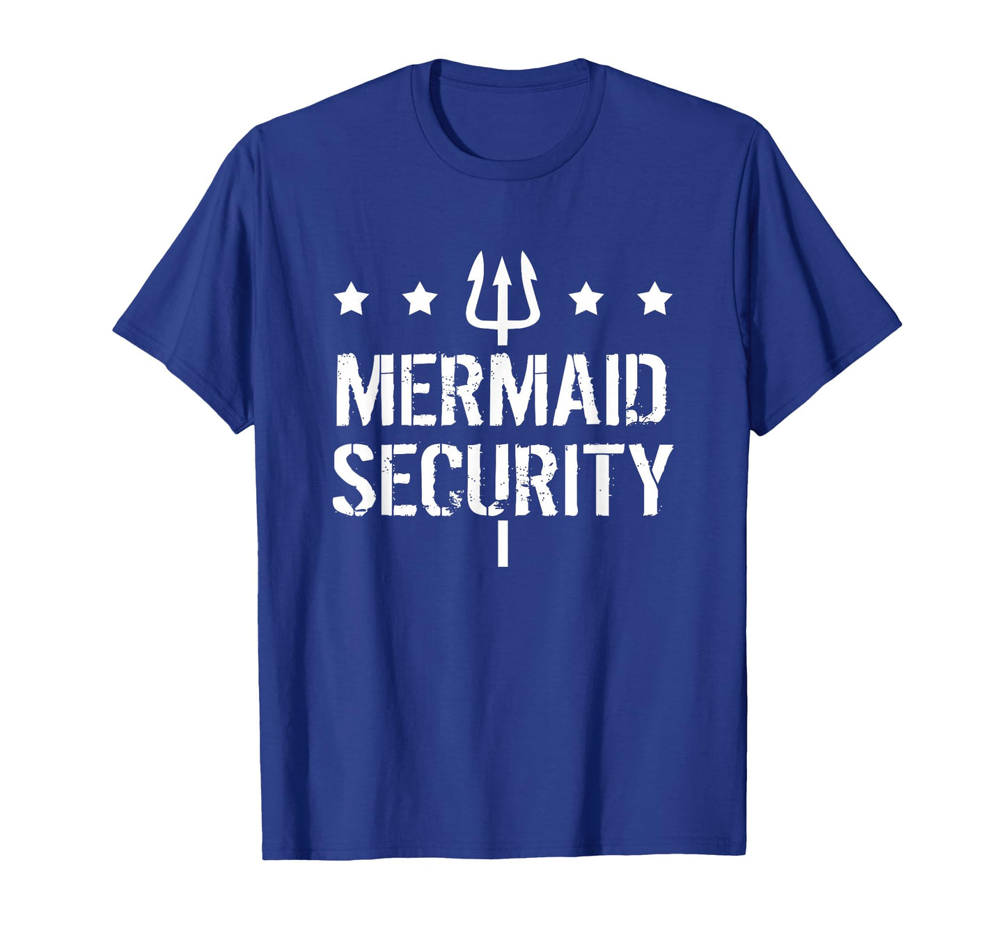 Merman Mermaid Security Funny Swimming T-Shirt