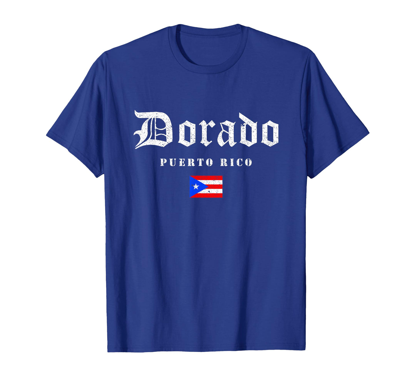 Vintage Dorado Puerto Rico Flag Pride Home Root Travel T-Shirt