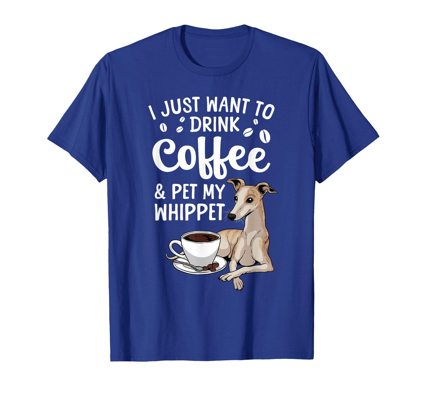 Funny Whippet Art for Men Women Whippet Dog Whippet Lover T-Shirt