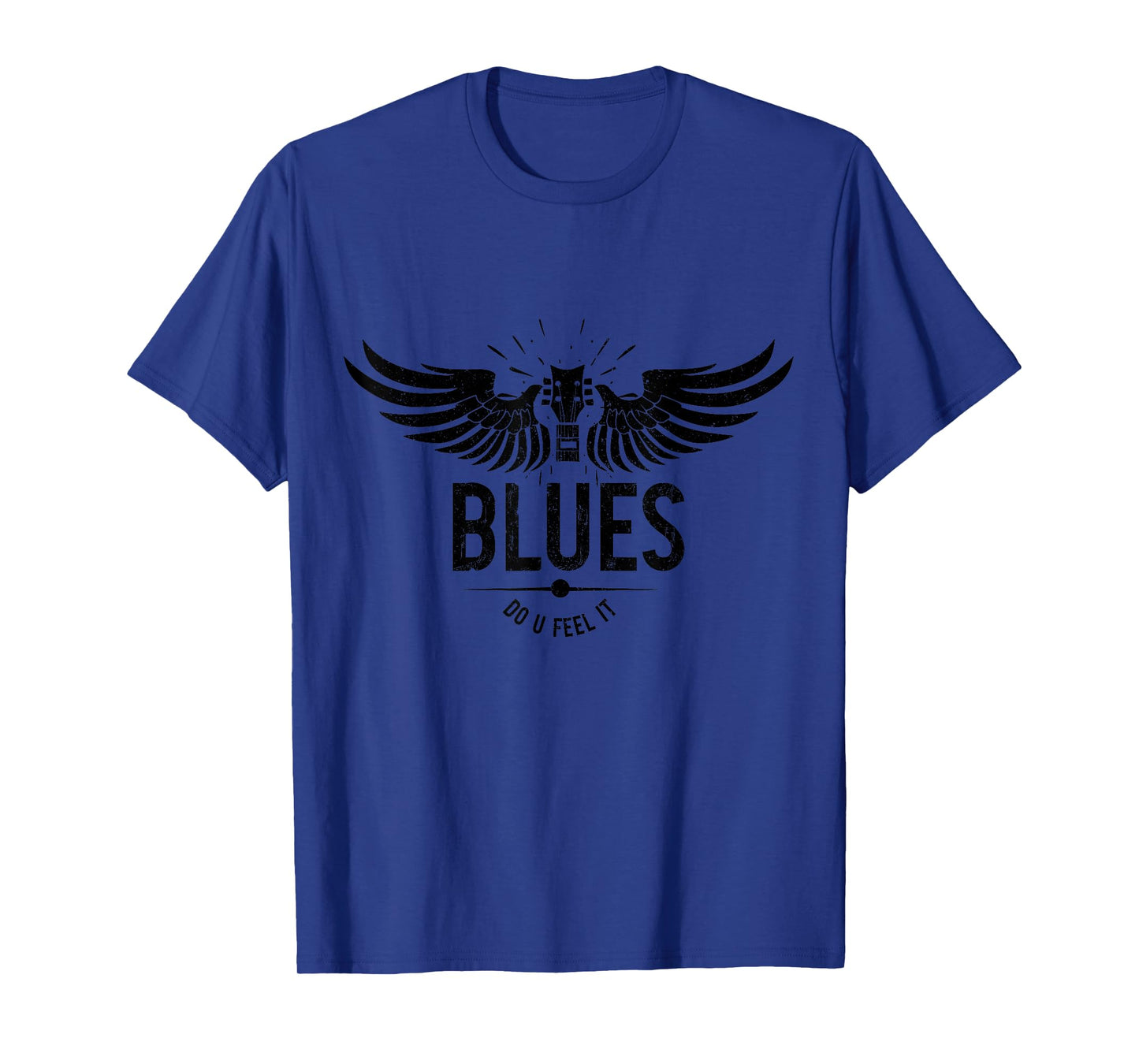 Blues Music Guitar Player Musician Vintage T-Shirt