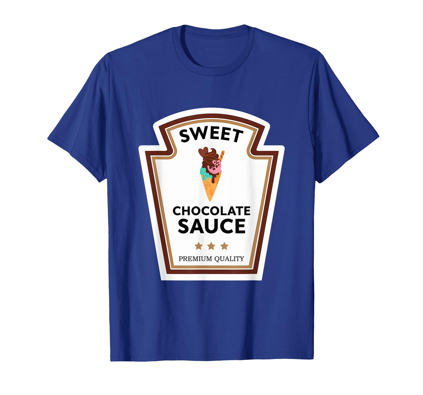 Sweet Chocolate Sauce Condiment Group Costume T-Shirt