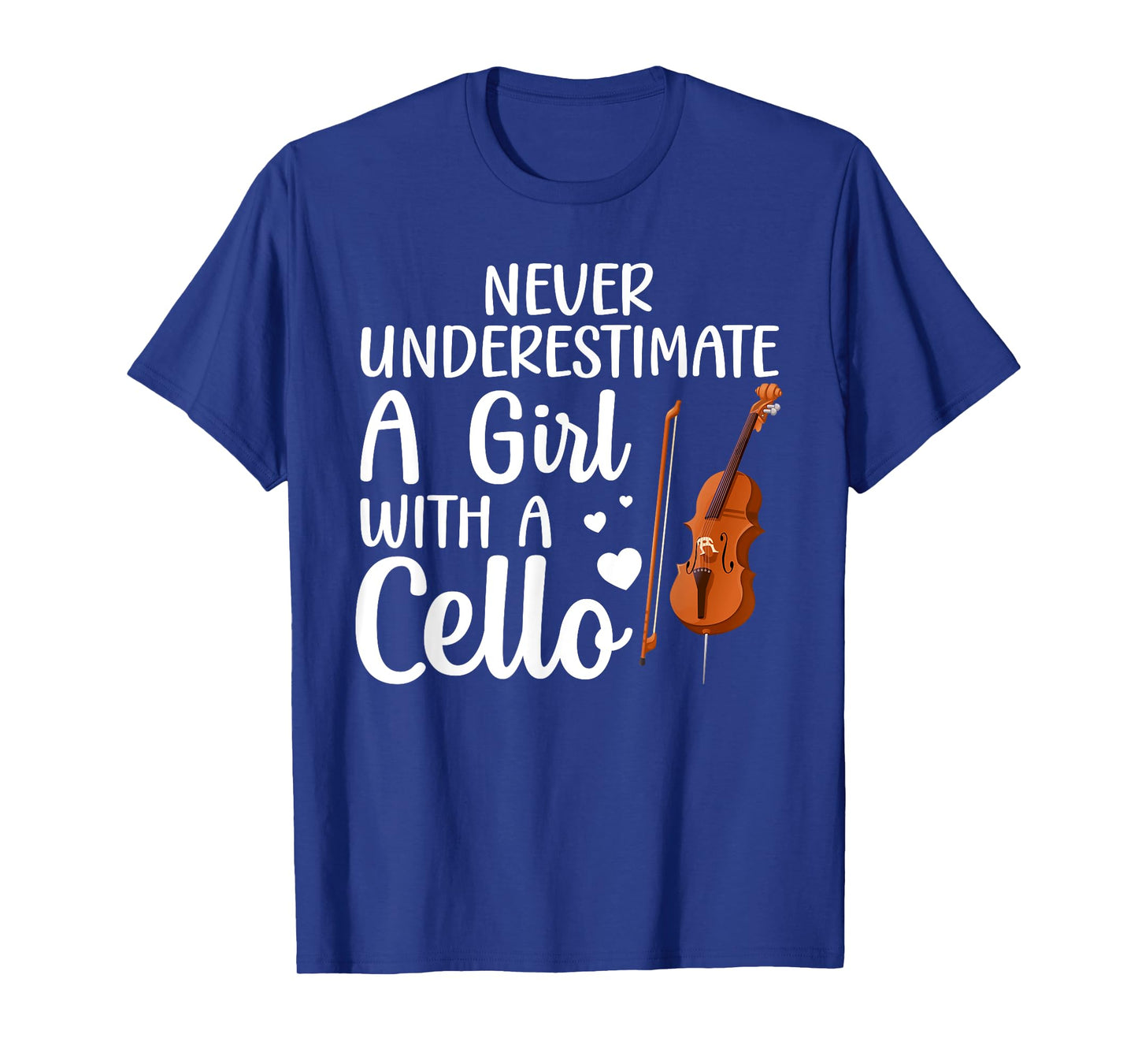 Funny Cello Art for Girls Women Kids Youth Cello Players T-Shirt