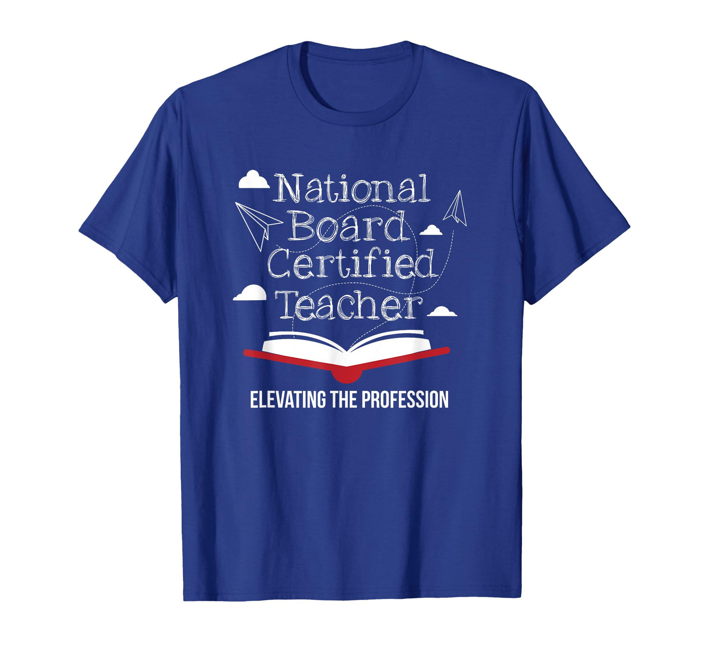 National Board Certified Teacher Open Book Airplane T-Shirt T-Shirt for Men Women