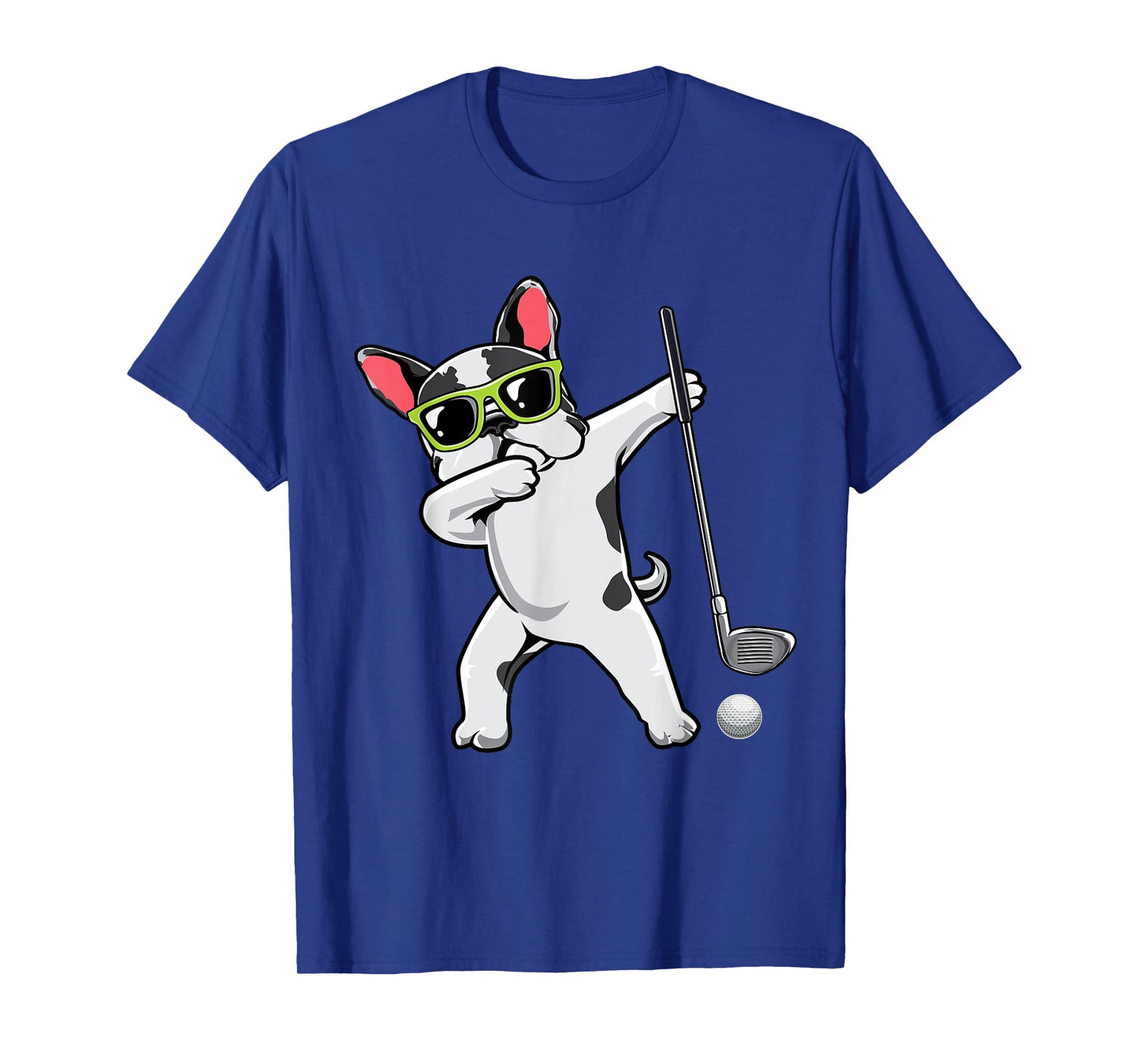 Dabbing French Bulldog Golfing Frenchie Dog Dab Golfer Gift T-Shirt for Men Women Girls Kids