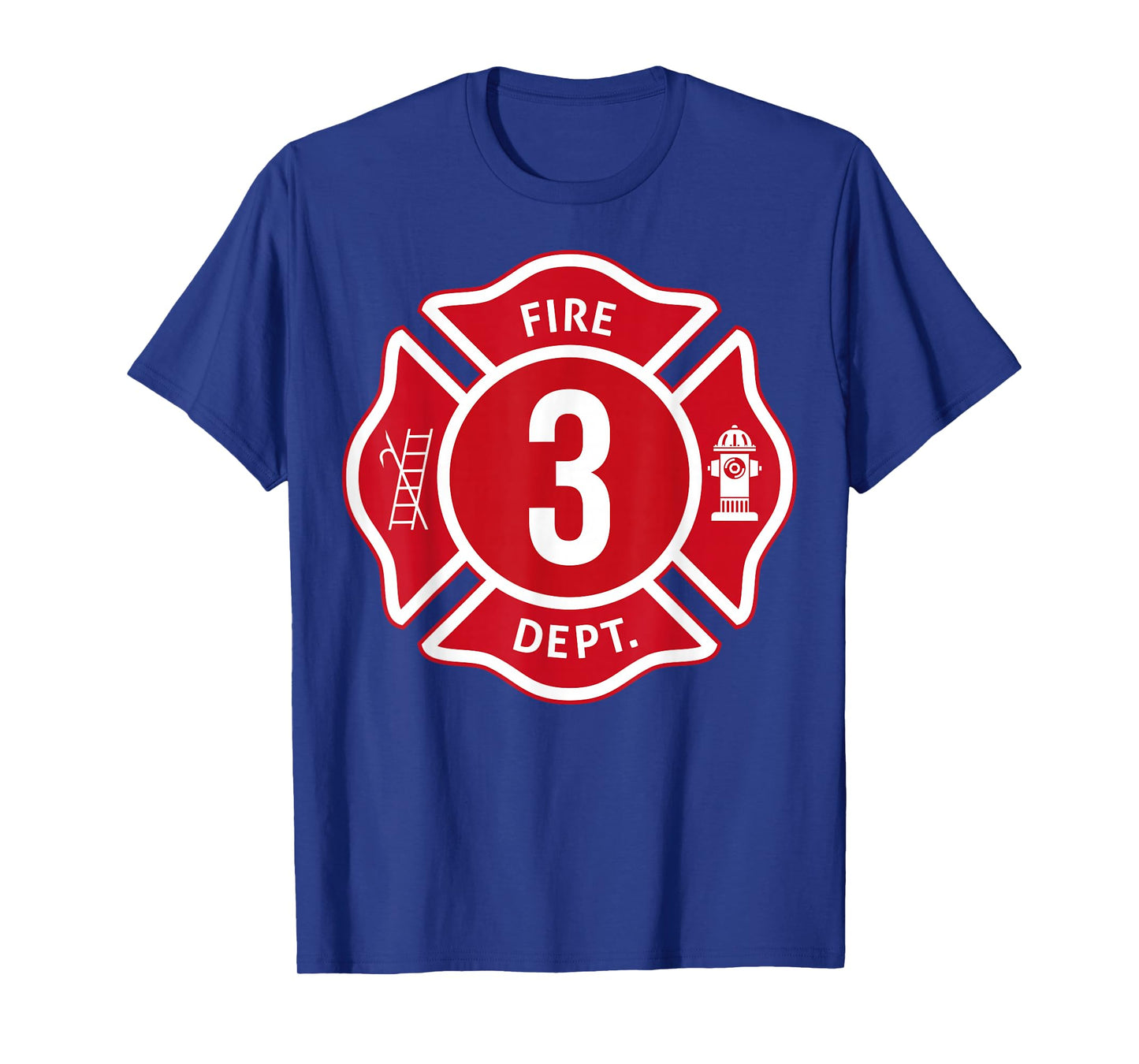 Kids Fire Truck 3rd Birthday Boy Firefighter 3 Year Old T-Shirt