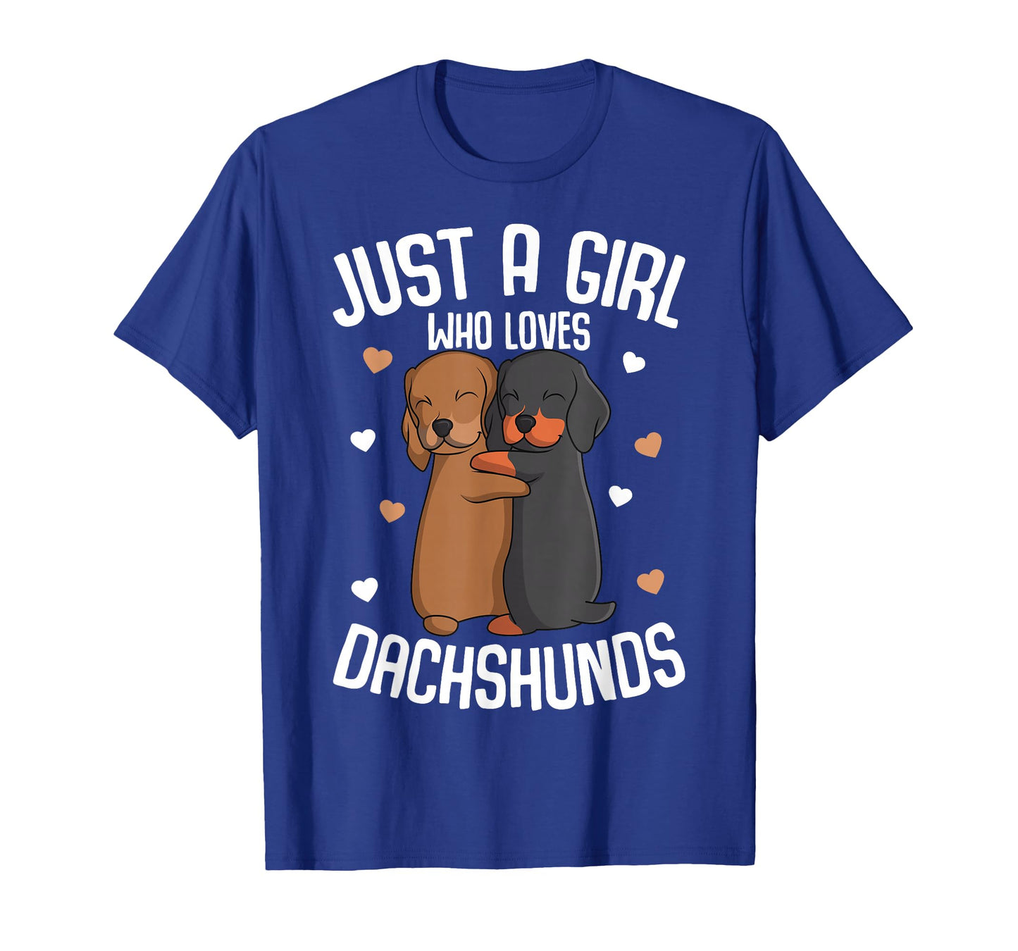 Just a Girl who Loves Dachshunds Weiner Dog Lover Girls T-Shirt