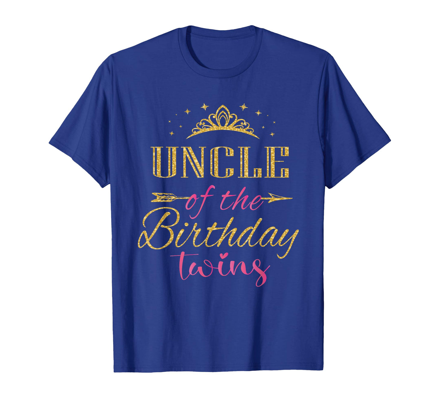 Uncle Of The Birthday Twins Kids Party T-Shirt