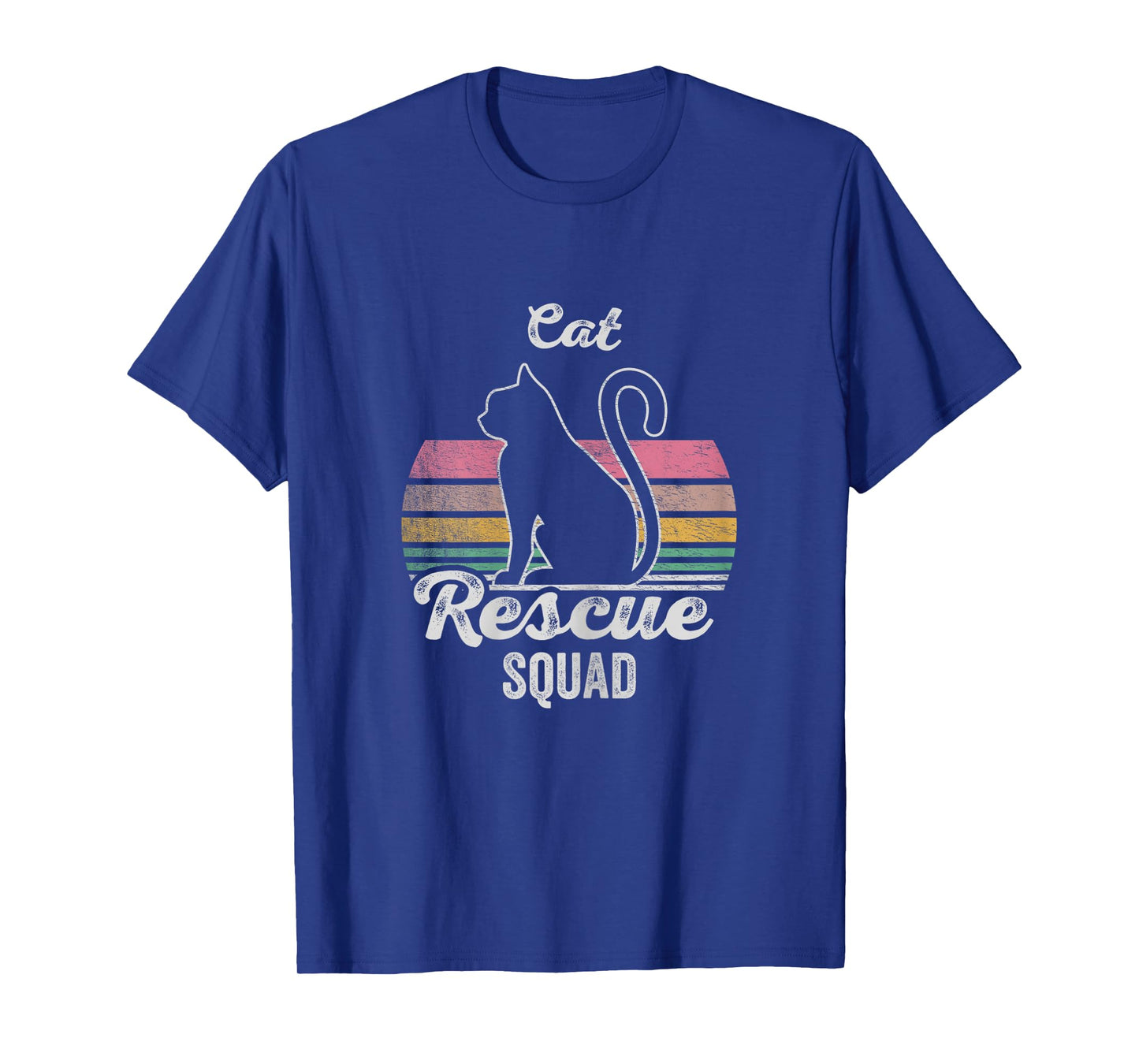 Retro Vintage Animal Rescue Shirt Cat Rescue Squad T-Shirt