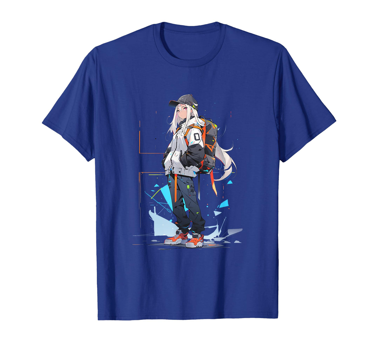 Anime Girl Anime Otaku Japanese Aesthetic | Cyberpunk T-Shirt