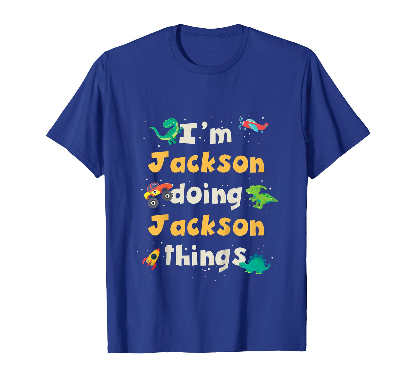 Kids Cool Jackson Personalized First Name Boys T-Shirt