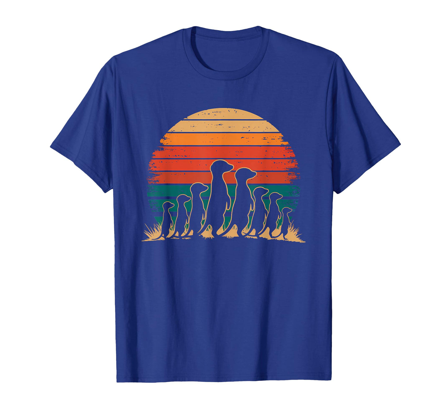 Meerkat Squad Family Animal Retro Cute Suricata Zoo Animals T-Shirt