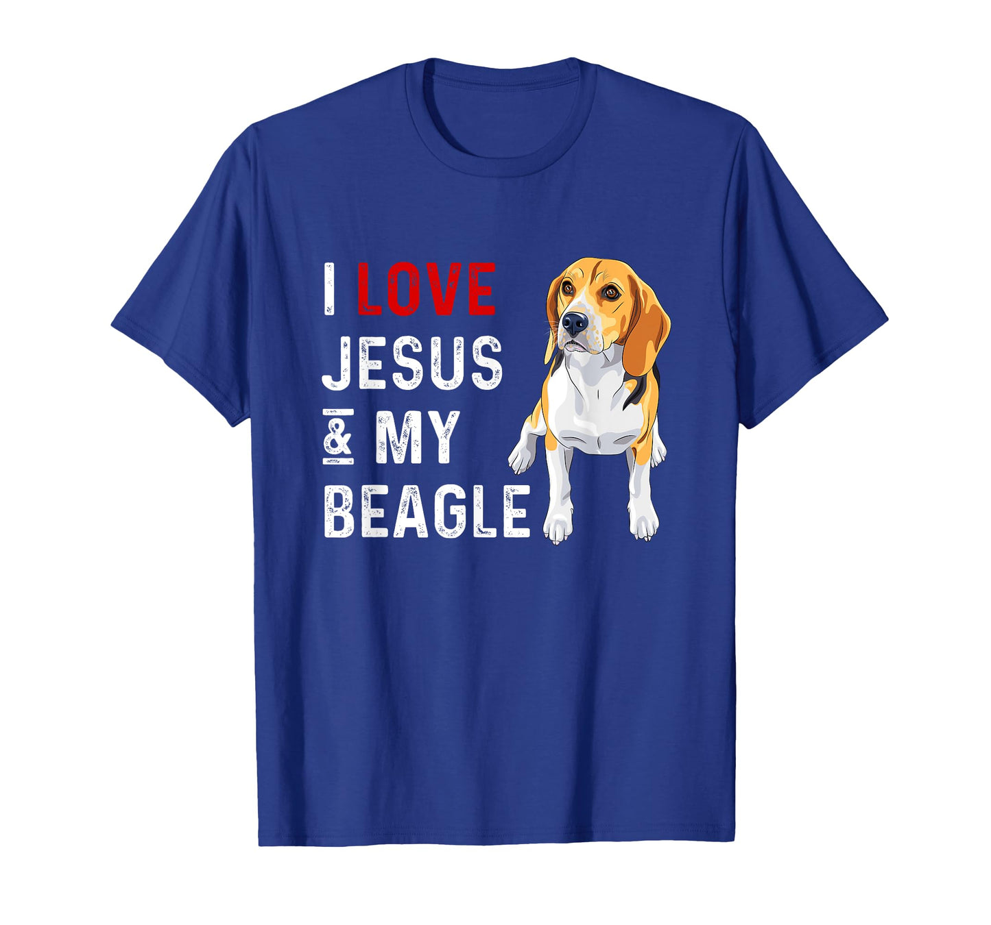 I Love Jesus And My Beagle T-Shirt