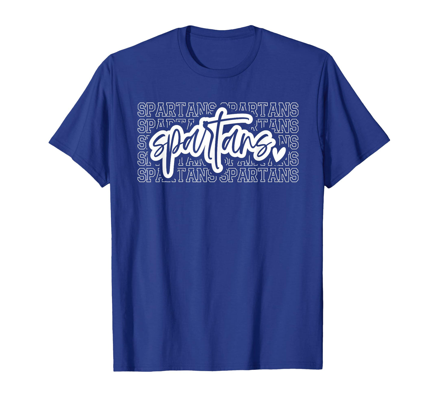 Cute Heart Spartans Sports Mascot - for Spartans Team Fan T-Shirt