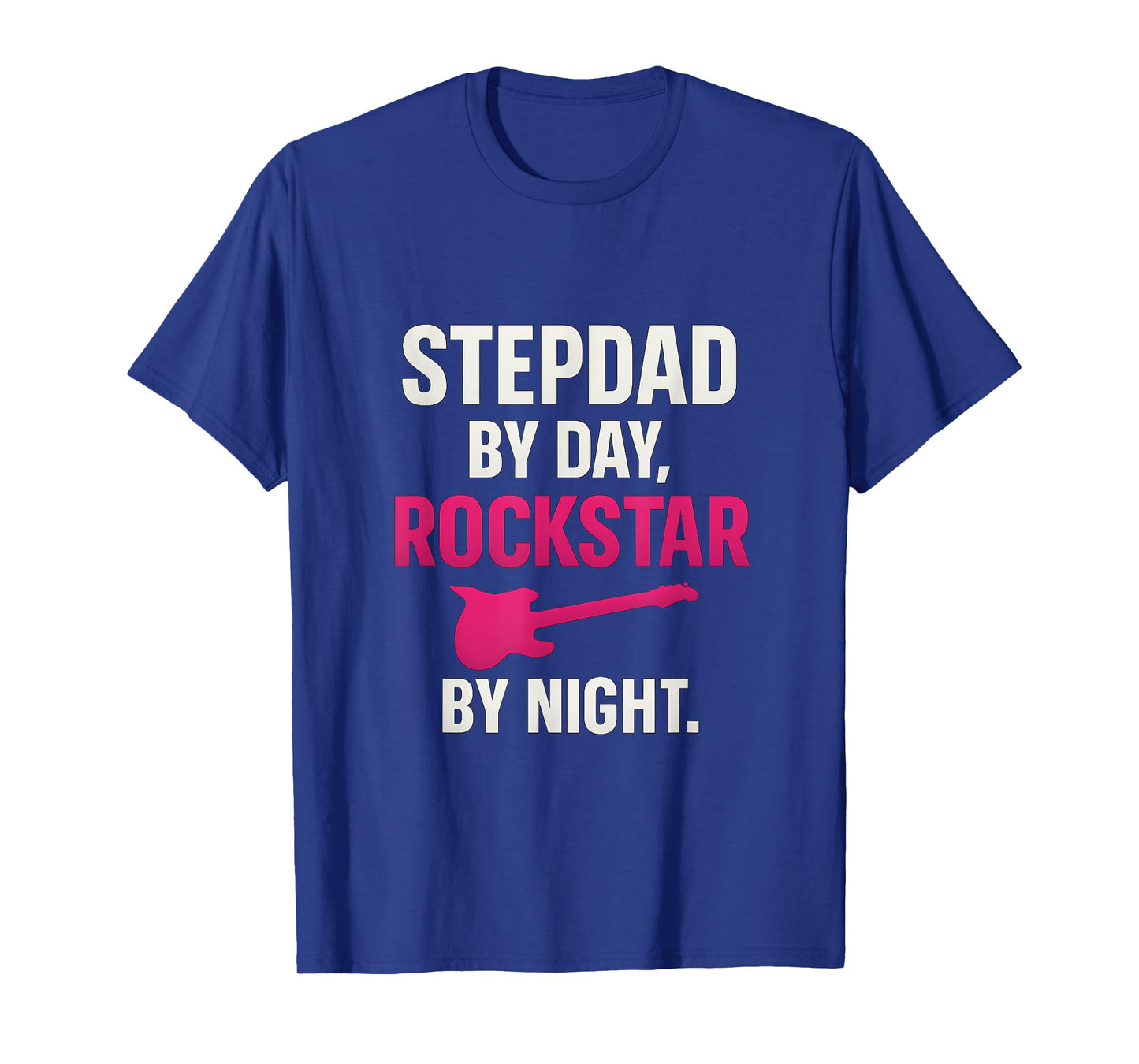 Stepdad Day Rockstar Night Graphic T-Shirt