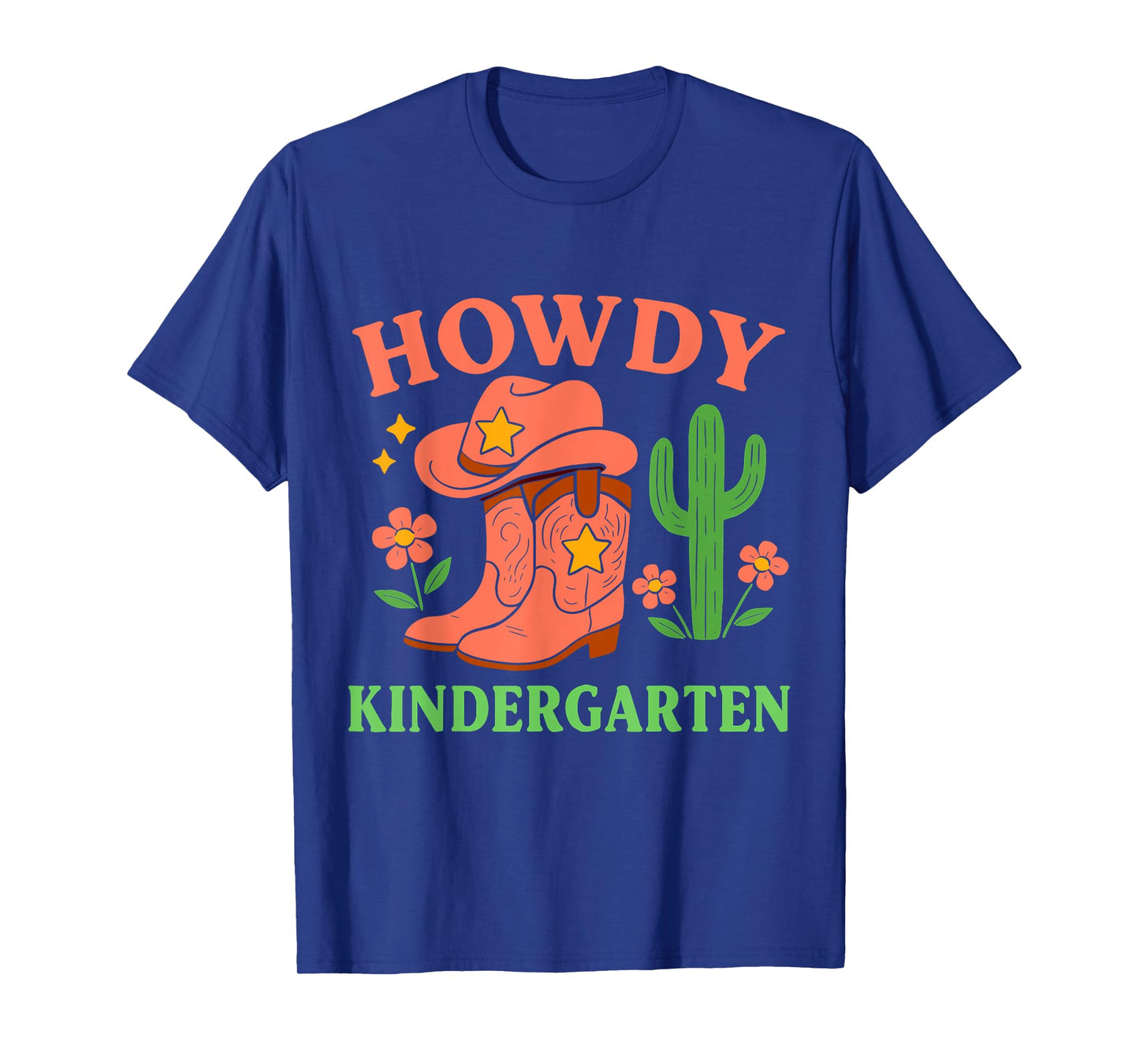 Howdy Kindergarten Back to School Western Teacher Cowgirl T-Shirt