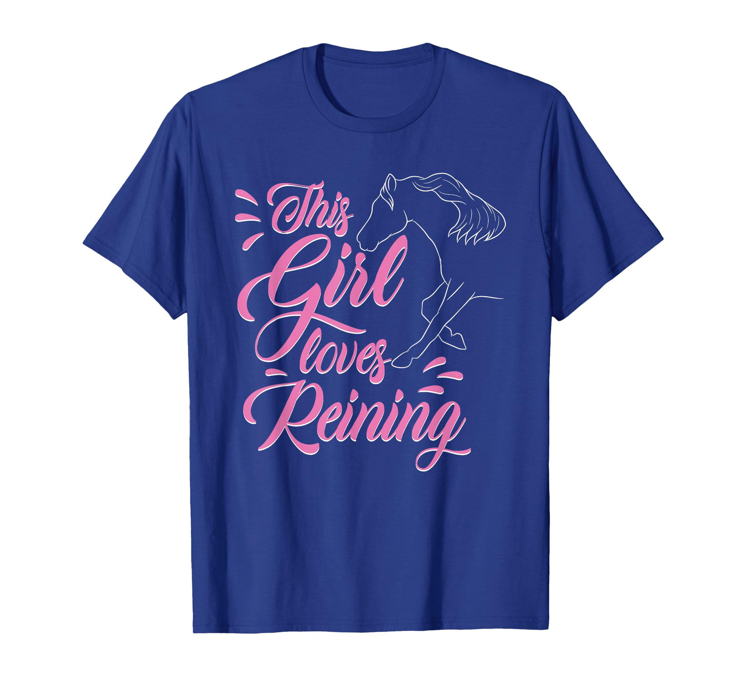 Funny Reining Horse Rider Horseback Riding Equestrian Gifts T-Shirt