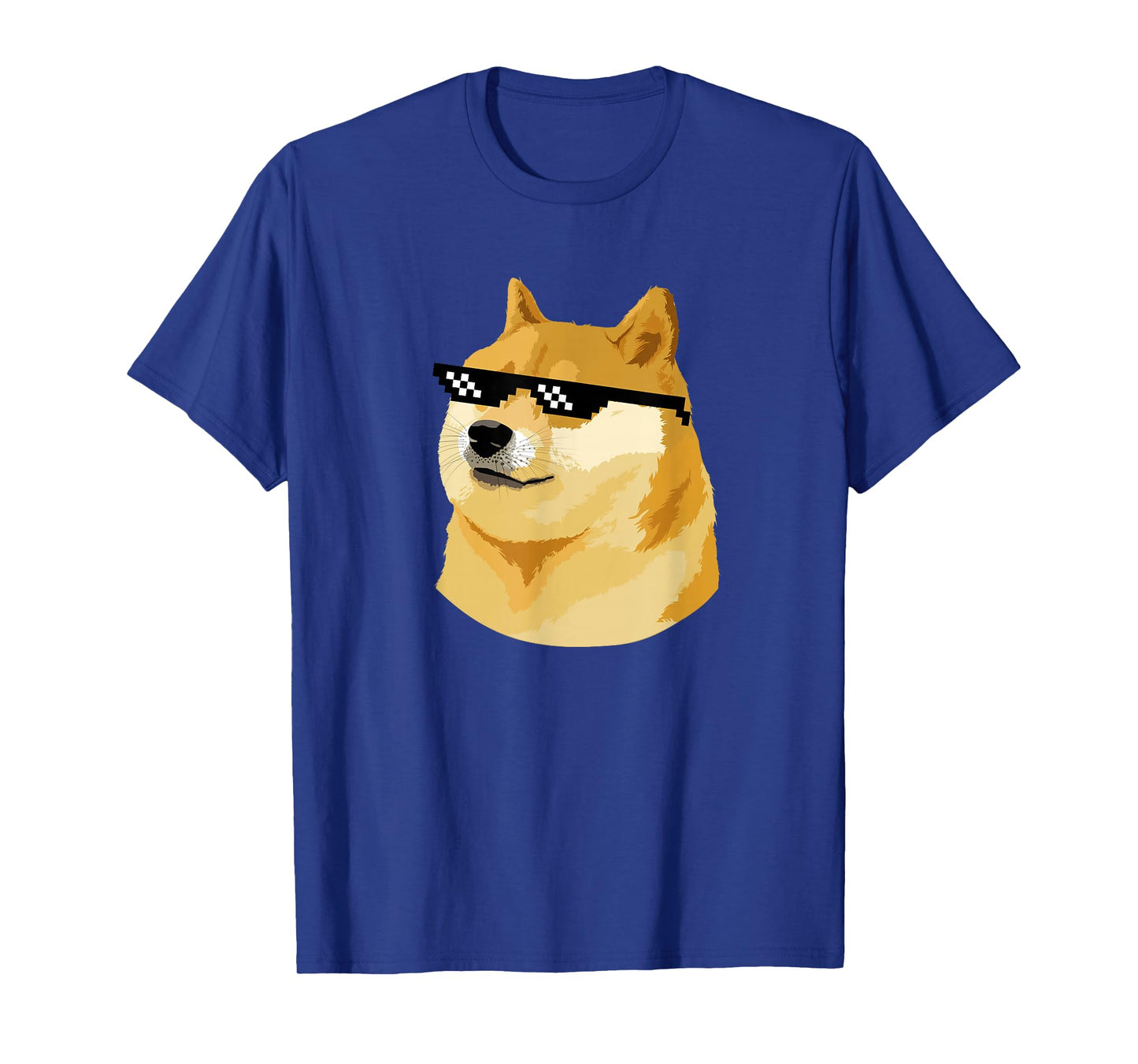 Pixelated Sunglasses Doge T-Shirt