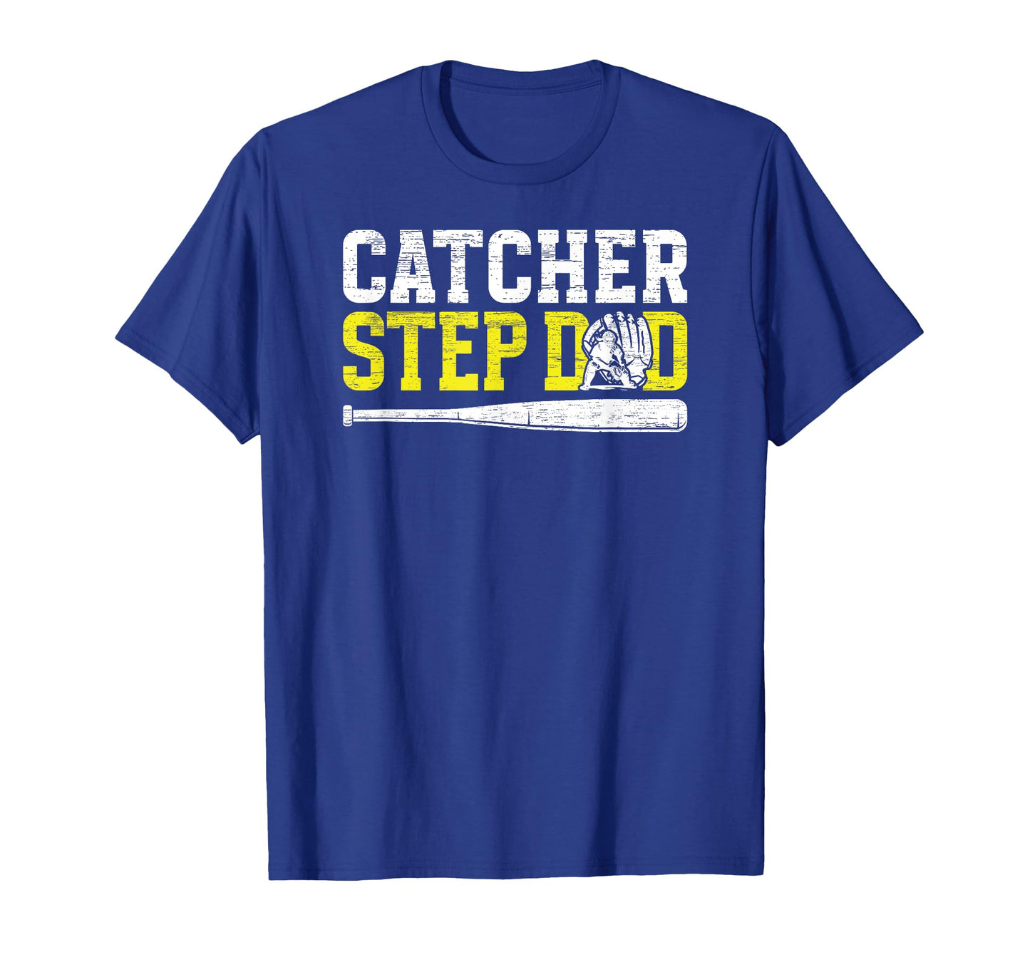 Softball Catcher Step-Dad Of A Softball Catcher Stepfather T-Shirt