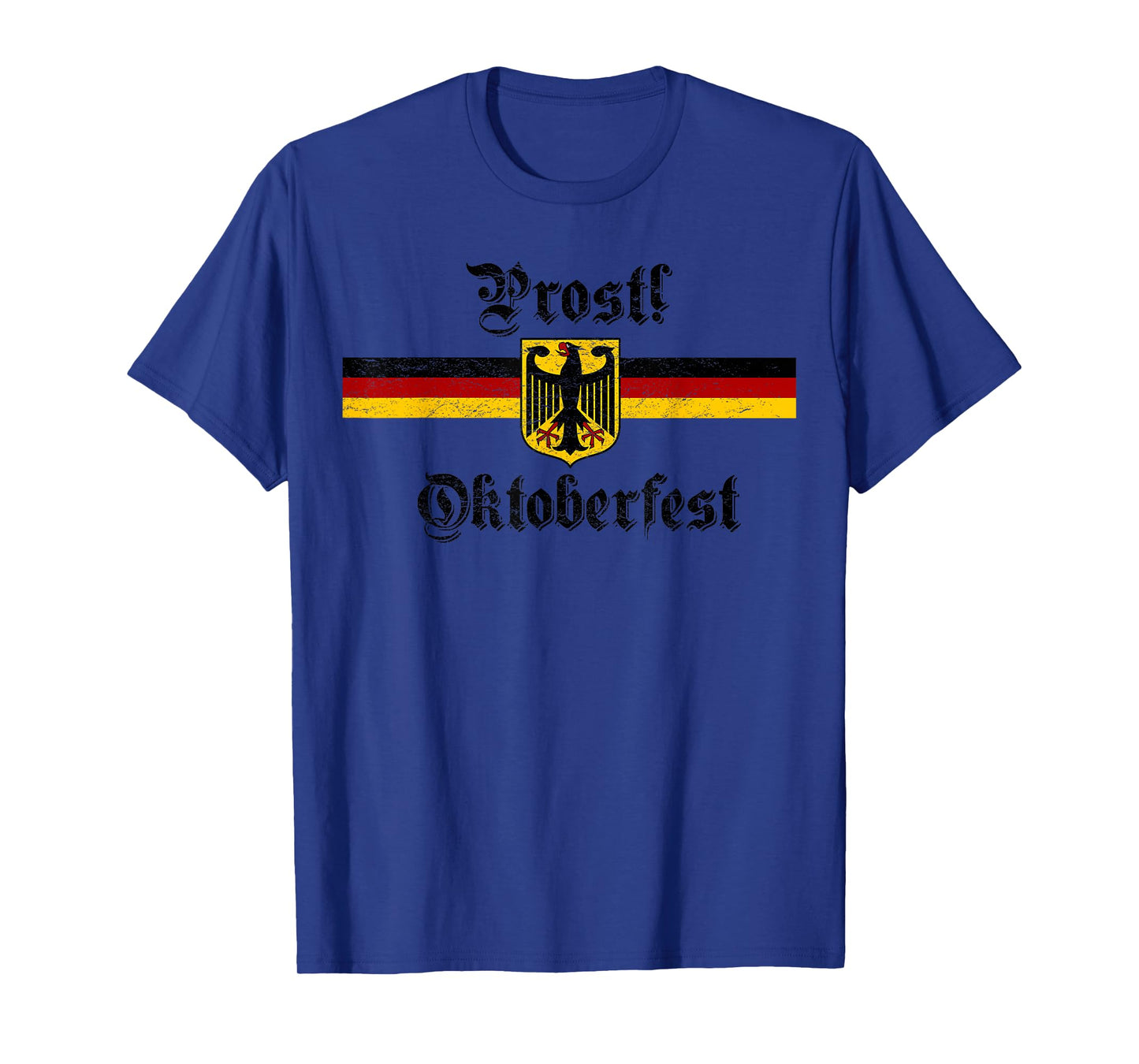 Oktoberfest PROST German Coat of Arms Flag Banner Vintage T-Shirt