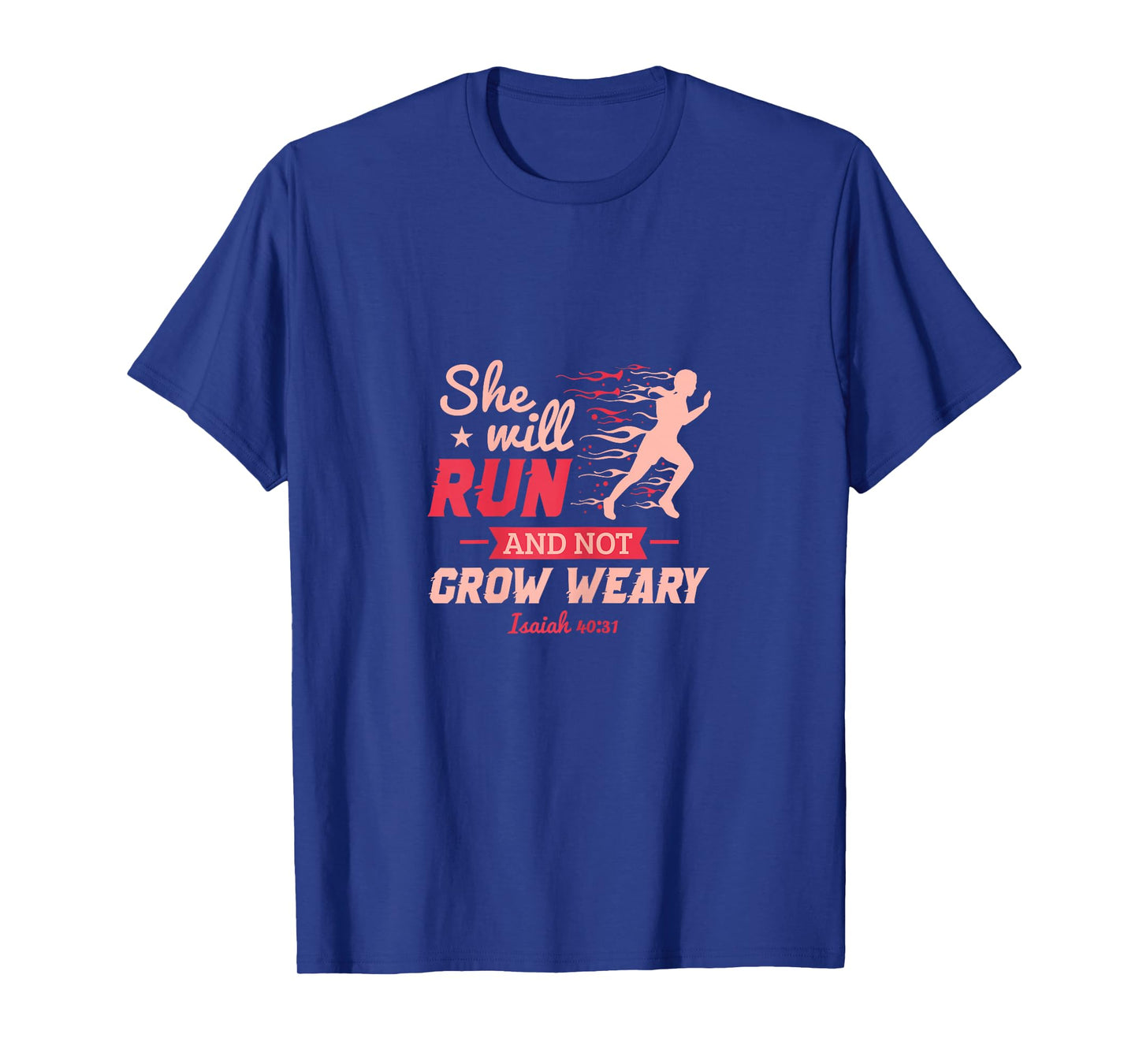 Funny She Will Run XC Cross Country Running Gift Men Women T-Shirt