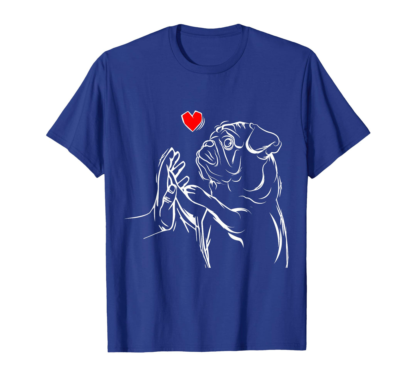 Pug Love Dog Holder Mummy Gift Idea T-Shirt
