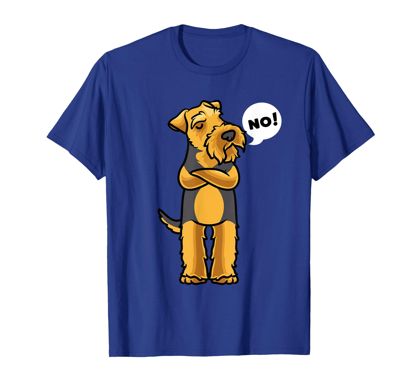 Stubborn Welsh Terrier Dog T-Shirt for Men Women Girls Kids
