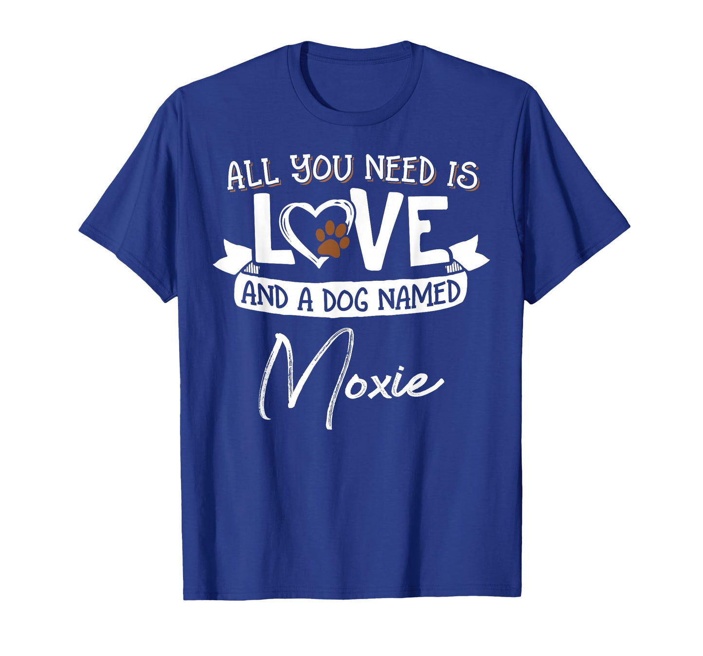 Cute Dog Named Moxie Shirt for Women and Men T-Shirt